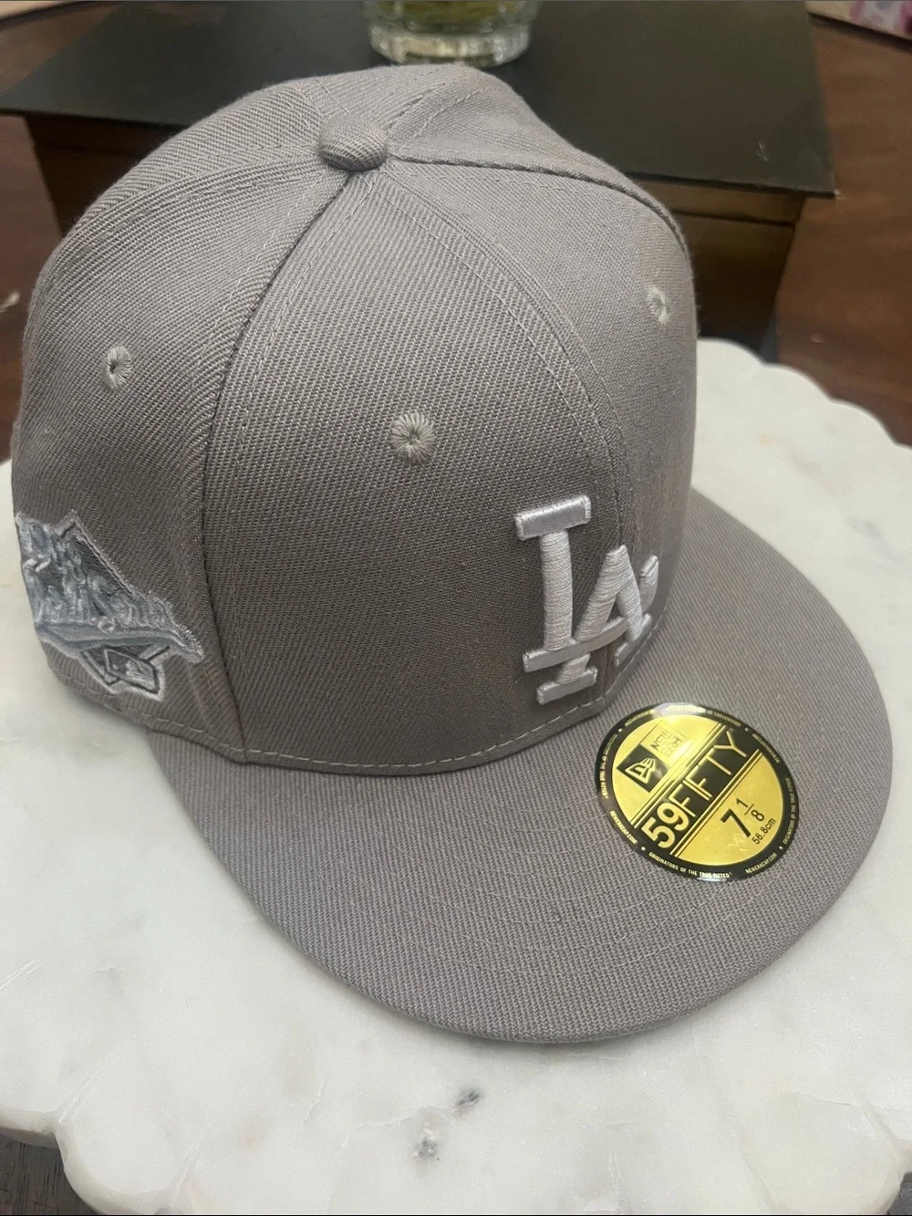 New Era Los Angeles Dodgers Gray Fitted 59FIFTY Cap